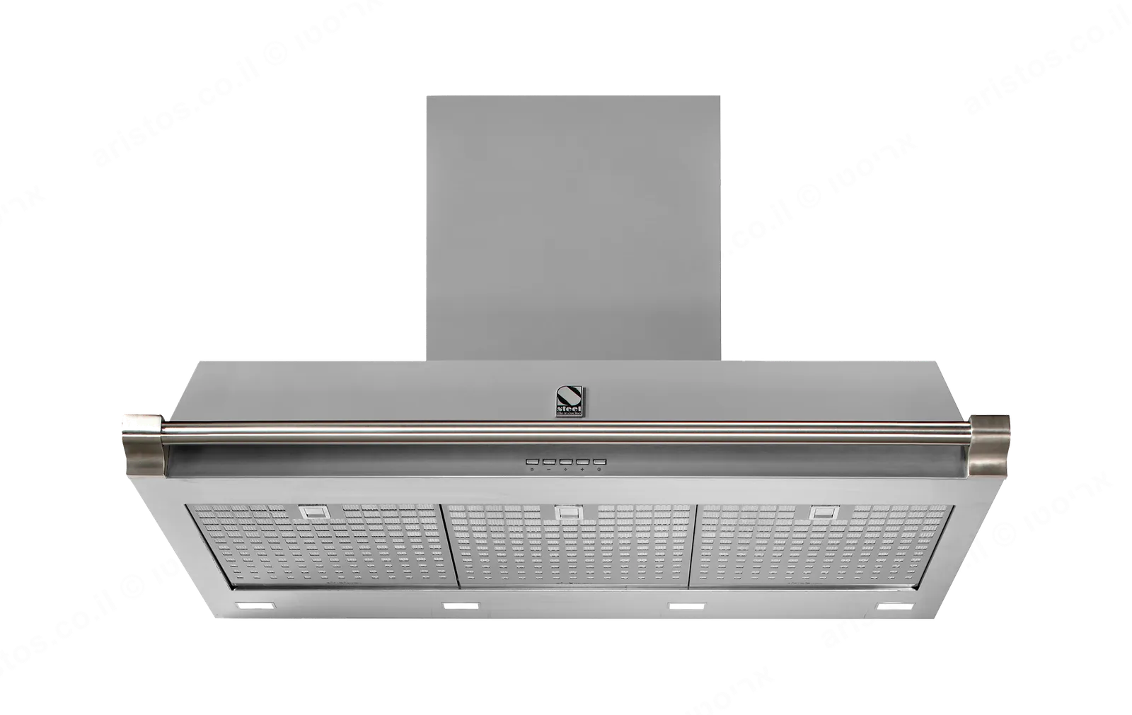 Steel קולט אדים 90 ס"מ סדרת Ascot תוצרת Steel דגם AKL90 נירוסטה מוברשת — תמונה 3